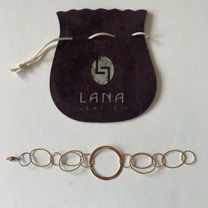 💯% Lana jewelry bracelet interlocking circles